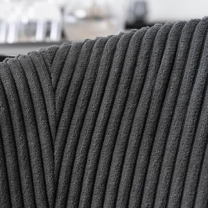 Scaun TINKA din catifea neagră