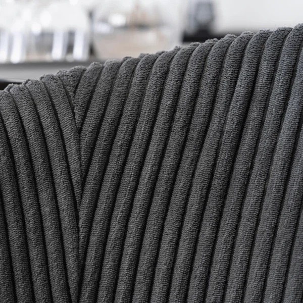 Scaun TINKA din catifea neagră