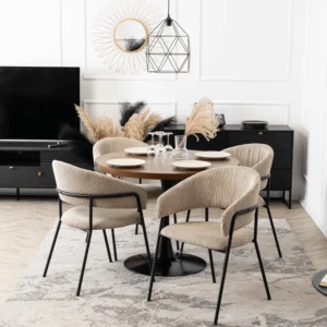 product-3059-0-1 Scaun din catifea bej TINKA