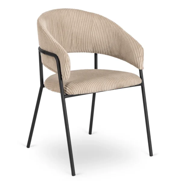 product-3059-0 Scaun din catifea bej TINKA