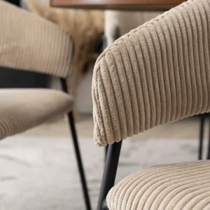 product-3059-3 Scaun din catifea bej TINKA