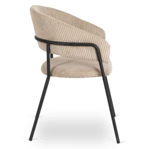 product-3059-6 Scaun din catifea bej TINKA