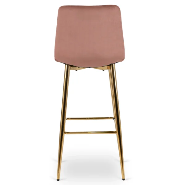 Hocker ARIEL Velur roz — MOBILA