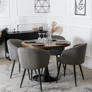 product-3074-1 Scaun TAYLOR din catifea gri