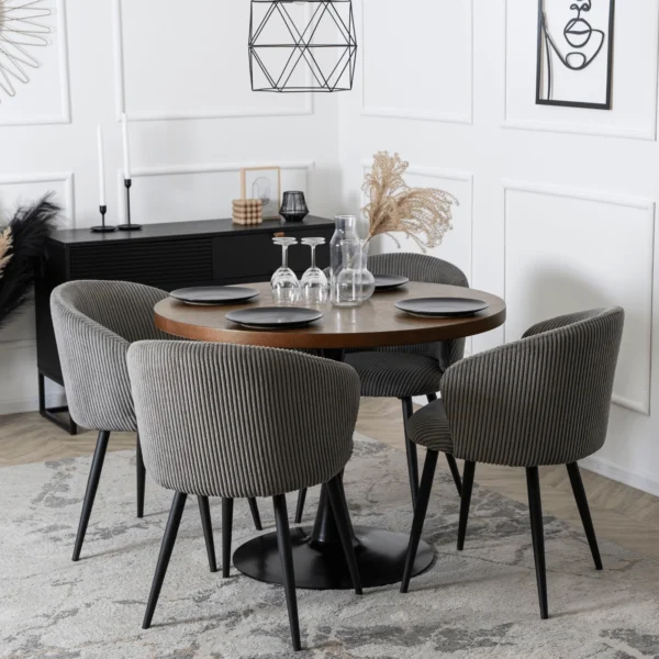 product-3074-1 Scaun TAYLOR din catifea gri