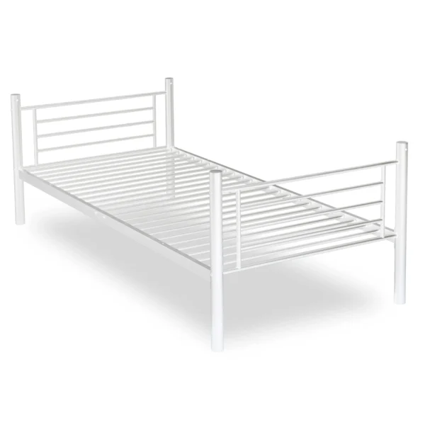 Pat supraetajat RODEZ 90x200 pentru copii, alb