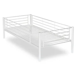 Pat supraetajat RODEZ 90x200 pentru copii, alb