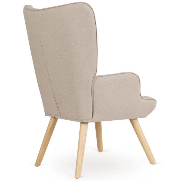 product-3076-3 Fotoliu de relaxare LOZANO 2 cu suport pentru picioare, bej — Fotolii cu taburet
