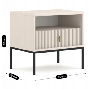 product-3081-3 Noptieră MARCOS, canelată, cașmir