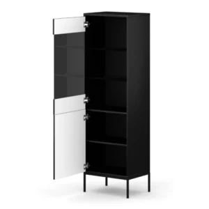 product-3083-2 Vitrină din sticlă neagră cu caneluri MARCOS