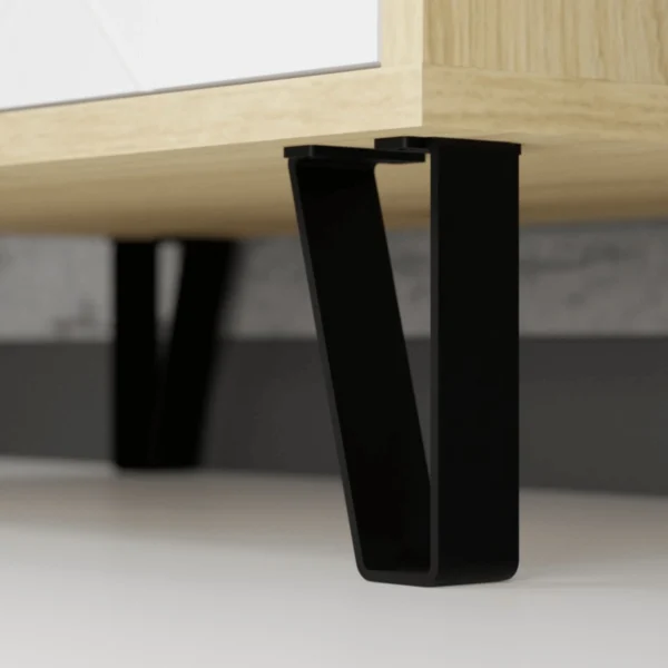 Comodă BACARDI 183 cm Stejar Artisan/Alb