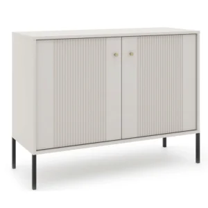 Comodă SOFT, 104 cm, două uși, canelată, Kashmir