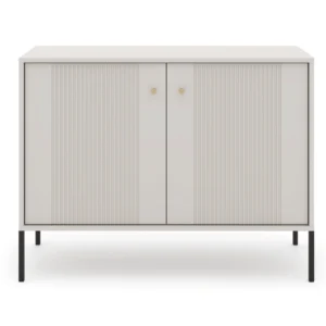 Comodă SOFT, 104 cm, două uși, canelată, Kashmir