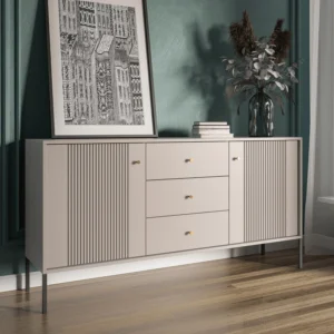 product-3090-0-1 Comodă SOFT, 154 cm, două uși, canelată, Kashmir