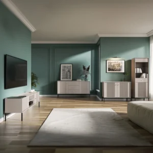 product-3090-1 Comodă SOFT, 154 cm, două uși, canelată, Kashmir