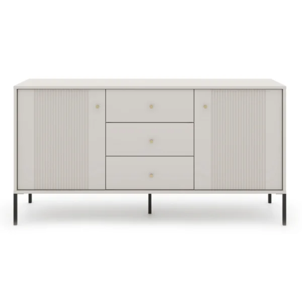 product-3090-3 Comodă SOFT, 154 cm, două uși, canelată, Kashmir