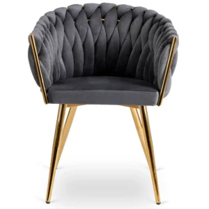 product-3094-5 Scaun CAPI Gri Velur împletit — MOBILA