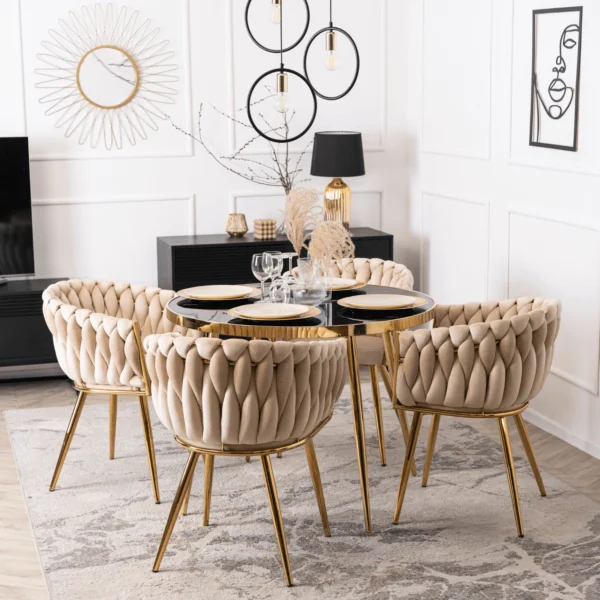 product-3095-1 Scaun din velur țesut CAPI Cream