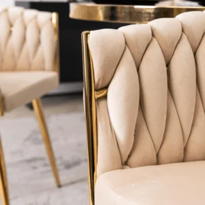 product-3095-3 Scaun din velur țesut CAPI Cream