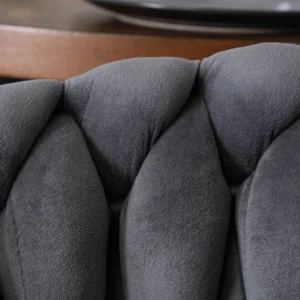 product-3102-3 Scaun ELENA din velur țesut gri