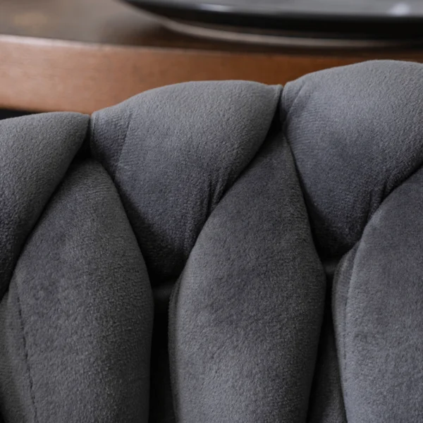 product-3102-3 Scaun ELENA din velur țesut gri