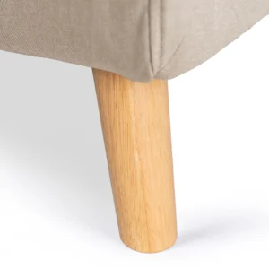 MARRY 2 Fotoliu rabatabil cu două locuri, de culoare bej