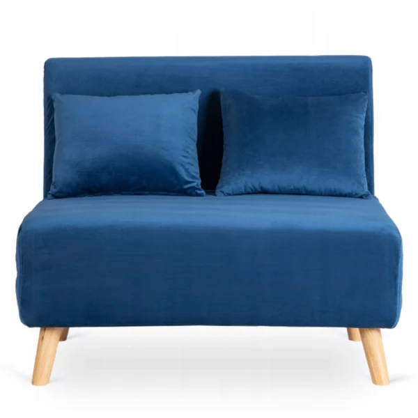 MARRY 2 Fotoliu dublu reclinabil, albastru închis