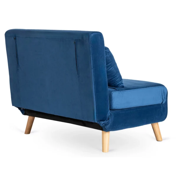 MARRY 2 Fotoliu dublu reclinabil, albastru închis