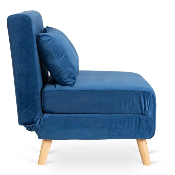 MARRY 2 Fotoliu dublu reclinabil, albastru închis