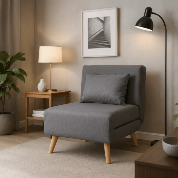 MARRY Fotoliu reclinabil Gri