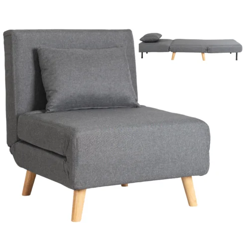 MARRY Fotoliu reclinabil Gri