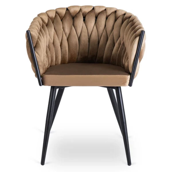 product-3113-1 Scaun din velur țesut ELENA bej