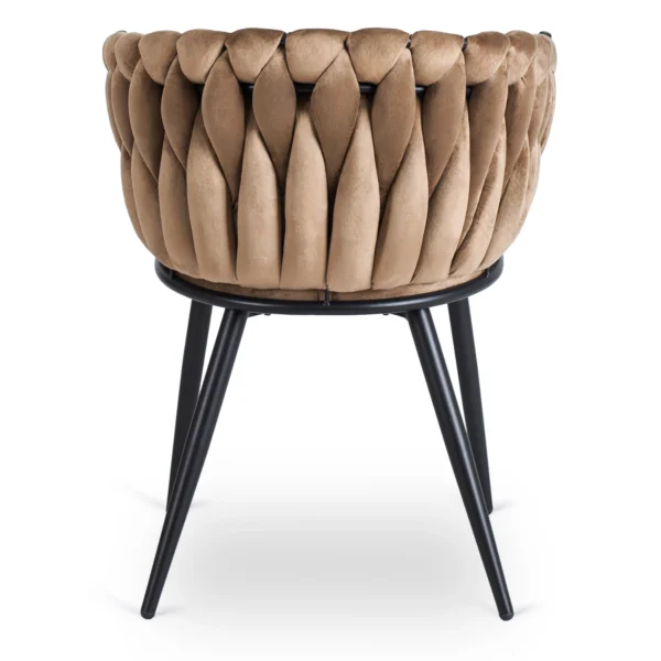 product-3113-3 Scaun din velur țesut ELENA bej