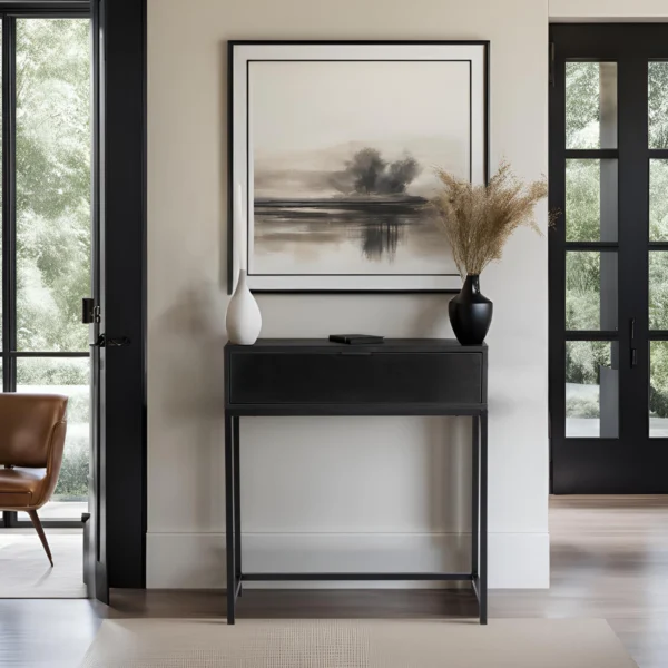 Masă de toaletă PETRA, negru