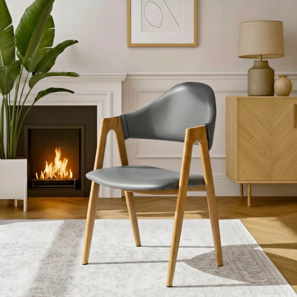 product-3121-0-1 Scaun WILLY din piele ecologică gri