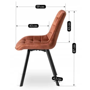 Scaun RICK Rude Velour