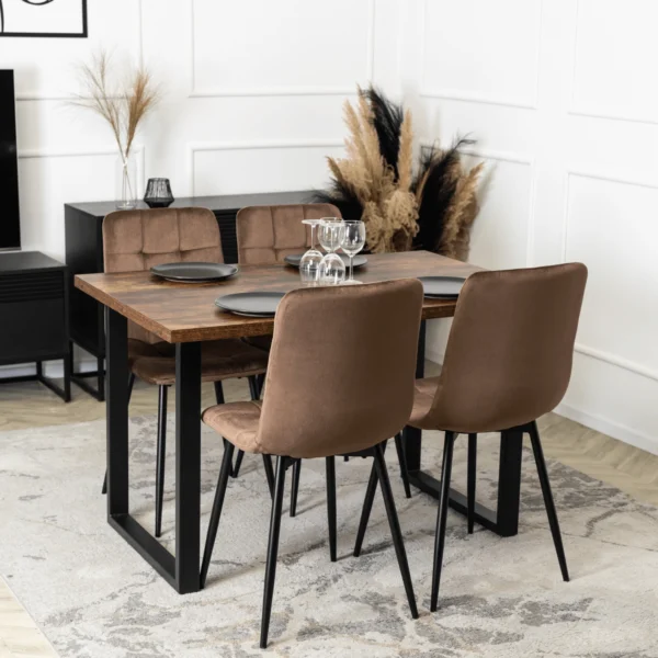 Scaun PERU maro velur