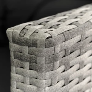 Set mobilier de grădină DALLAS Gri/Negru