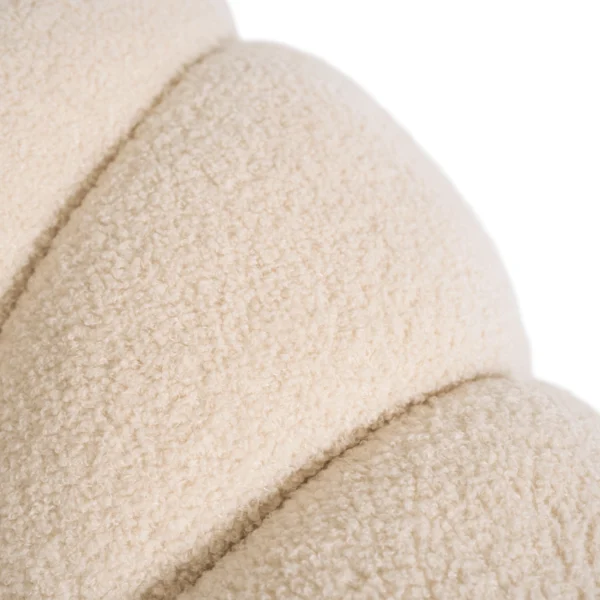 product-3154-4 Scaun pivotant PETTIT cu taburet, bej bouclé