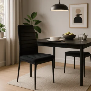 Scaun NARIS negru velur