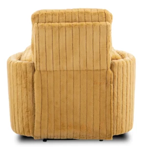 product-3166-4 Scaun reclinabil RAUL din țesătură plusată de culoare muștar