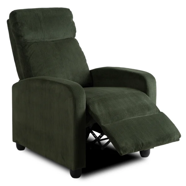 product-3167-1 Scaun reclinabil DANNY din catifea verde