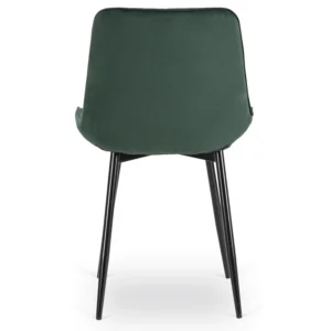 Scaun CHRIS în velur verde — MOBILA