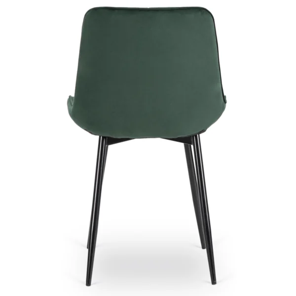 Scaun CHRIS în velur verde — MOBILA