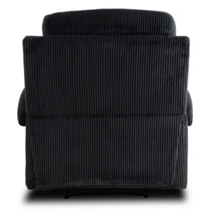 product-3179-6 Fotoliu reclinabil TORRES, catifea neagră