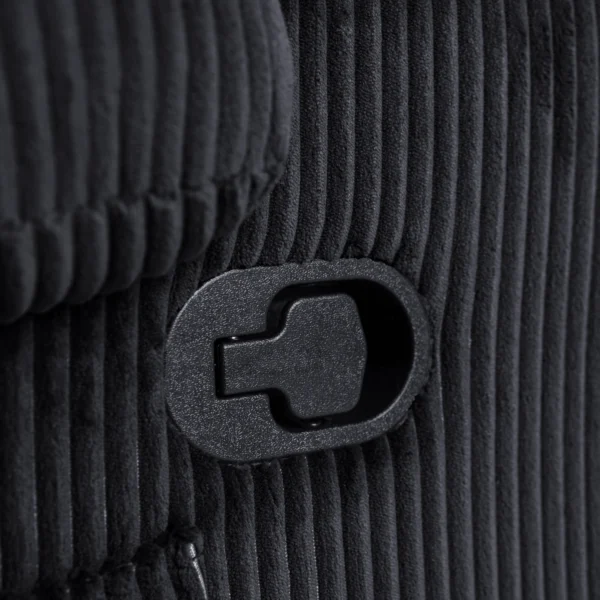 product-3179-9 Fotoliu reclinabil TORRES, catifea neagră