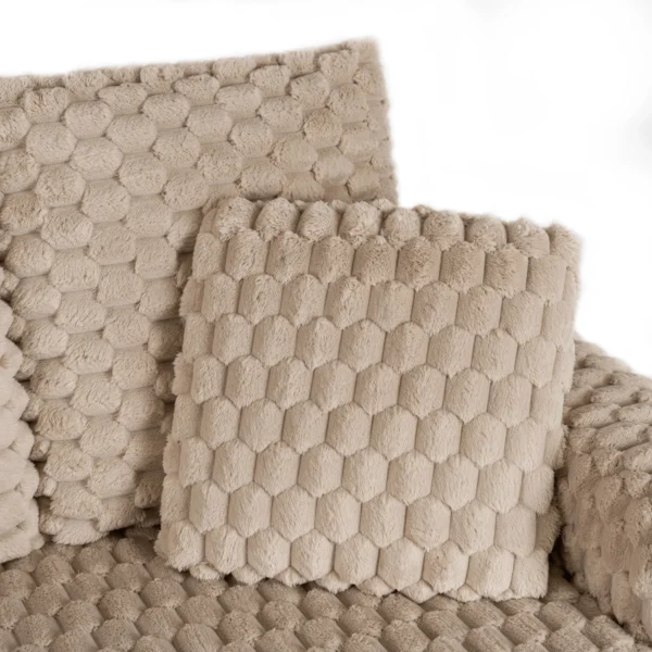 Scaun de relaxare KOBEL din pluș maro