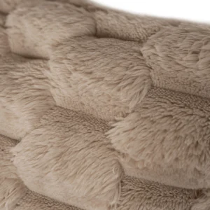 Scaun de relaxare KOBEL din pluș maro