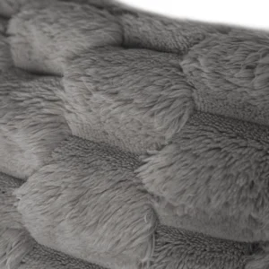 product-3182-7 Scaun reclinabil din pluș gri KOBEL