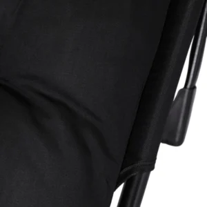 Șezlong de grădină VENUS Pat de câmp Negru